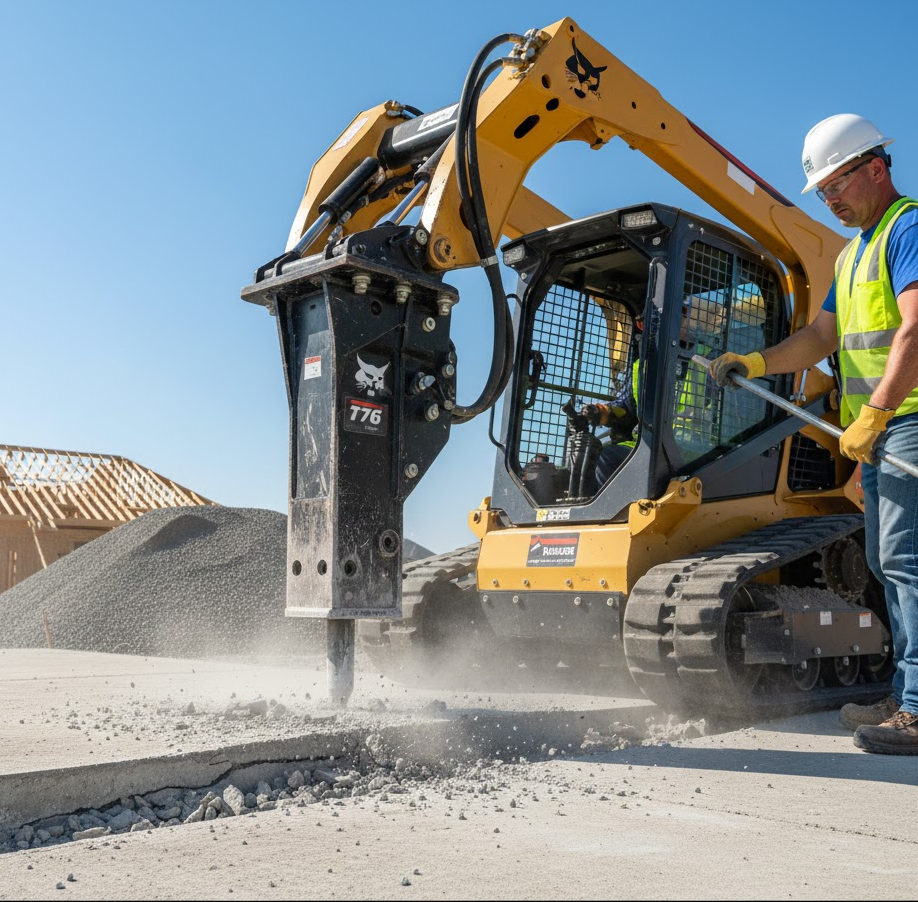concreate_breaking_upd Professional concrete breaking and demolition services in the San Francisco Bay Area by All Seasons Gardening Services, clearing old patios and walkways for new landscape designs.
